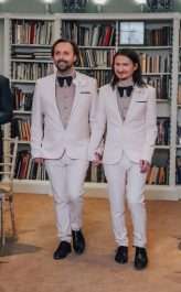Intimate London Wedding with The Grooms in Matching Pink Suits! (19)