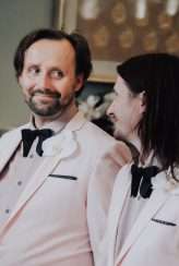 Intimate London Wedding with The Grooms in Matching Pink Suits! (22)