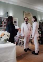 Intimate London Wedding with The Grooms in Matching Pink Suits! (23)