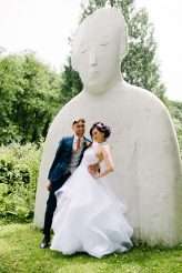 Orange & Purple, Foxes & Cats, Art & Geometric Wedding (27)