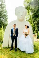 Orange & Purple, Foxes & Cats, Art & Geometric Wedding (28)