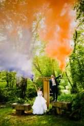 Orange & Purple, Foxes & Cats, Art & Geometric Wedding (37)