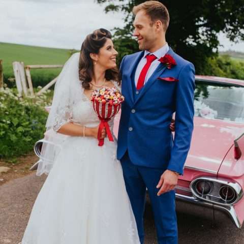 Retro 1950s Wedding Meets Star Wars, Day of The Dead & Street Fighter (41)