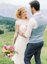 Simple & Intimate Destination Wedding in the Stormy French Alps (17)