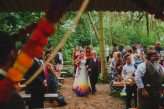 Bohemian Forest Wedding Inspired by the South American Sunset (with the Bride in a Hand-Painted Dress!) (31)