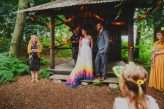 Bohemian Forest Wedding Inspired by the South American Sunset (with the Bride in a Hand-Painted Dress!) (33)