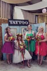Colourful, Tattoo Art Themed Wedding on a Farm (27)