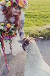 Colourful, Tattoo Art Themed Wedding on a Farm (49)