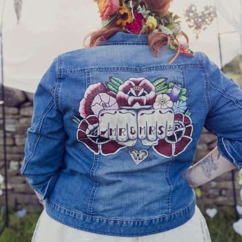 Colourful, Tattoo Art Themed Wedding on a Farm (54)