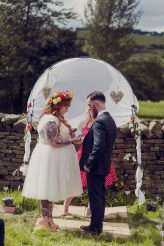 Colourful, Tattoo Art Themed Wedding on a Farm (7)