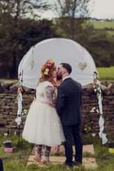 Colourful, Tattoo Art Themed Wedding on a Farm (9)