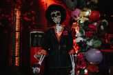 Dia De Los Muertos Meets Rockabilly Wedding in a Berlin Nightclub (37)