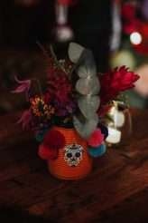 Dia De Los Muertos Meets Rockabilly Wedding in a Berlin Nightclub (43)