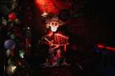 Dia De Los Muertos Meets Rockabilly Wedding in a Berlin Nightclub (54)