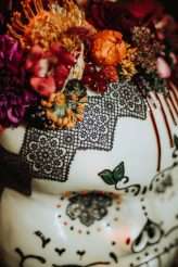 Dia De Los Muertos Meets Rockabilly Wedding in a Berlin Nightclub (63)