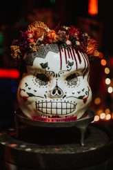 Dia De Los Muertos Meets Rockabilly Wedding in a Berlin Nightclub (64)