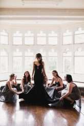 Elegant Gothic Castle Wedding (with a Black Wedding Dress!) (12)