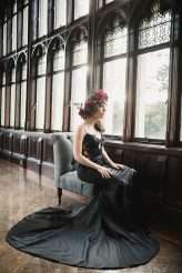 Elegant Gothic Castle Wedding (with a Black Wedding Dress!) (26)