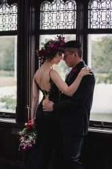 Elegant Gothic Castle Wedding (with a Black Wedding Dress!) (29)