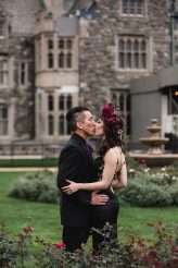 Elegant Gothic Castle Wedding (with a Black Wedding Dress!) (41)