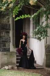 Elegant Gothic Castle Wedding (with a Black Wedding Dress!) (43)