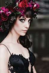 Elegant Gothic Castle Wedding (with a Black Wedding Dress!) (48)