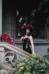 Elegant Gothic Castle Wedding (with a Black Wedding Dress!) (49)