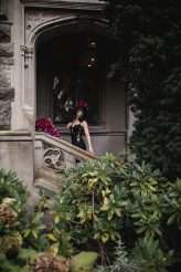 Elegant Gothic Castle Wedding (with a Black Wedding Dress!) (50)