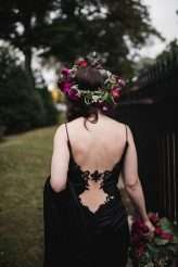 Elegant Gothic Castle Wedding (with a Black Wedding Dress!) (52)