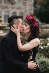 Elegant Gothic Castle Wedding (with a Black Wedding Dress!) (54)