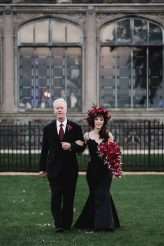 Elegant Gothic Castle Wedding (with a Black Wedding Dress!) (59)