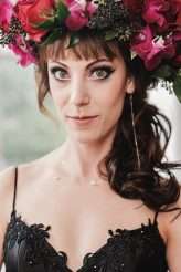 Elegant Gothic Castle Wedding (with a Black Wedding Dress!) (9)