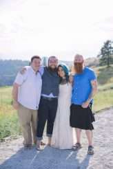 Intimate Glamping Wedding in Canada Inspired by Rainbows, Mermaids & Unicorns! (17)