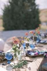 Intimate Glamping Wedding in Canada Inspired by Rainbows, Mermaids & Unicorns! (19)c