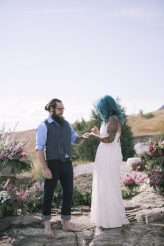 Intimate Glamping Wedding in Canada Inspired by Rainbows, Mermaids & Unicorns! (2)