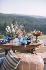 Intimate Glamping Wedding in Canada Inspired by Rainbows, Mermaids & Unicorns! (23)