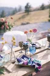 Intimate Glamping Wedding in Canada Inspired by Rainbows, Mermaids & Unicorns! (25)