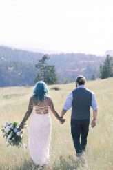 Intimate Glamping Wedding in Canada Inspired by Rainbows, Mermaids & Unicorns! (35)