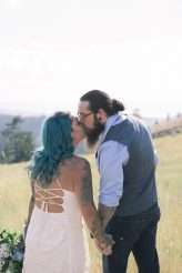 Intimate Glamping Wedding in Canada Inspired by Rainbows, Mermaids & Unicorns! (37)