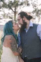 Intimate Glamping Wedding in Canada Inspired by Rainbows, Mermaids & Unicorns! (39)