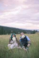 Intimate Glamping Wedding in Canada Inspired by Rainbows, Mermaids & Unicorns! (47)