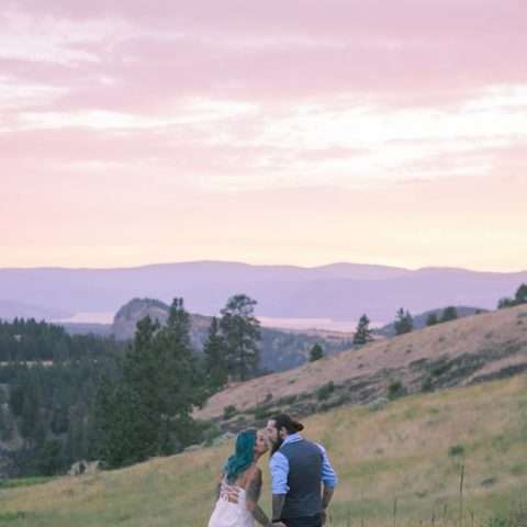 Intimate Glamping Wedding in Canada Inspired by Rainbows, Mermaids & Unicorns! (48)