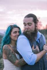 Intimate Glamping Wedding in Canada Inspired by Rainbows, Mermaids & Unicorns! (49)