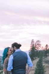 Intimate Glamping Wedding in Canada Inspired by Rainbows, Mermaids & Unicorns! (51)