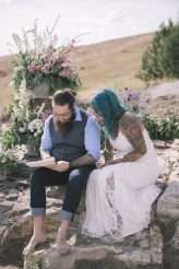 Intimate Glamping Wedding in Canada Inspired by Rainbows, Mermaids & Unicorns! (6)