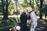 Motorcycle Elopement with the Bride & Groom in Double Denim (25)
