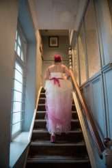 Relaxed Pink Pub Wedding All Fun, No Formalities (11)