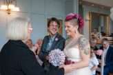 Relaxed Pink Pub Wedding All Fun, No Formalities (16)