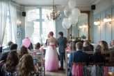 Relaxed Pink Pub Wedding All Fun, No Formalities (17)