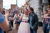Relaxed Pink Pub Wedding All Fun, No Formalities (22)